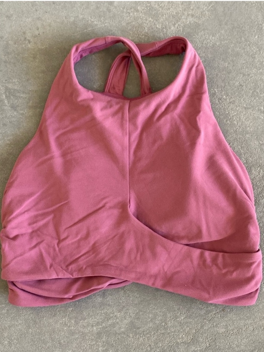 lululemon always aligned bra moss pink